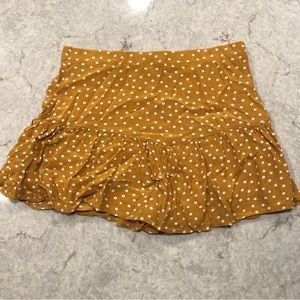 Polkadot yellow skort